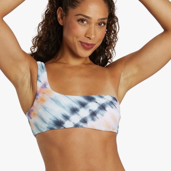 Rip Curl Surf Trip One Shoulder Bikini Top, M - Picture 1 of 3